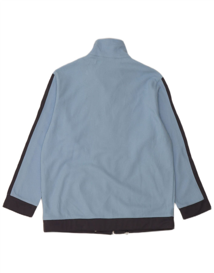 Lotto Womens Tracksuit Top Jacket UK 12 Medium Blue Colourblock Poliéster