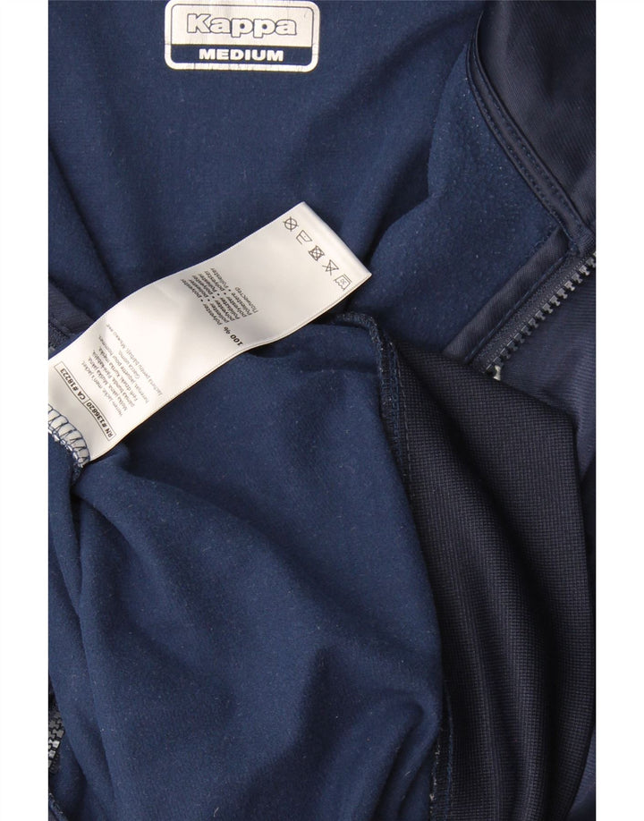 Kappa Mens Graphic Tracksuit Top Jacket Médio Azul Marinho Poliéster