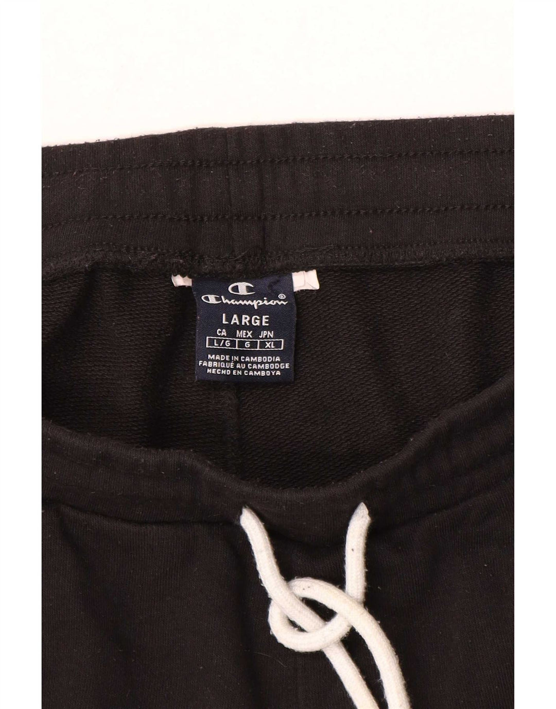 Calça esportiva masculina Champion Joggers grande preta