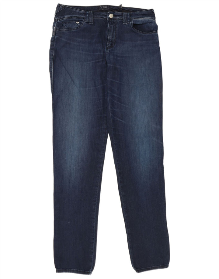 Calça Jeans Slim Feminina Armani W29 L32 Azul Marinho