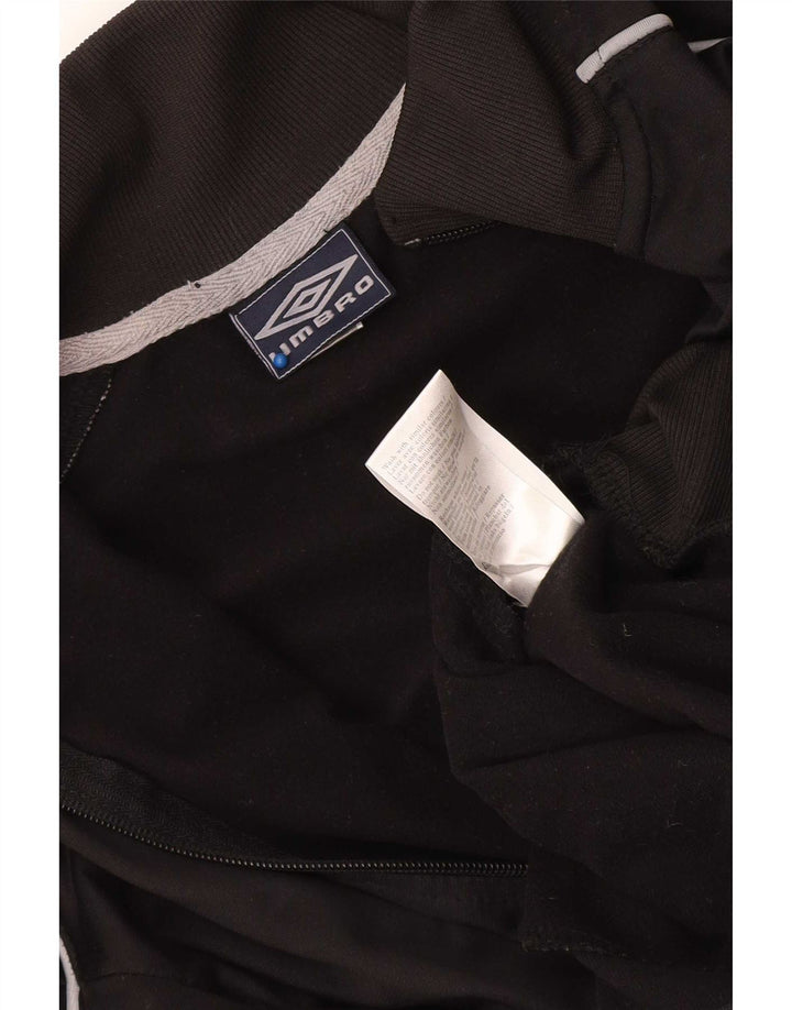 Umbro Mens Treino Top Jaqueta Poliéster Preto Médio