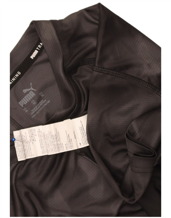 Camiseta masculina Puma Top XL cinza camuflagem poliéster