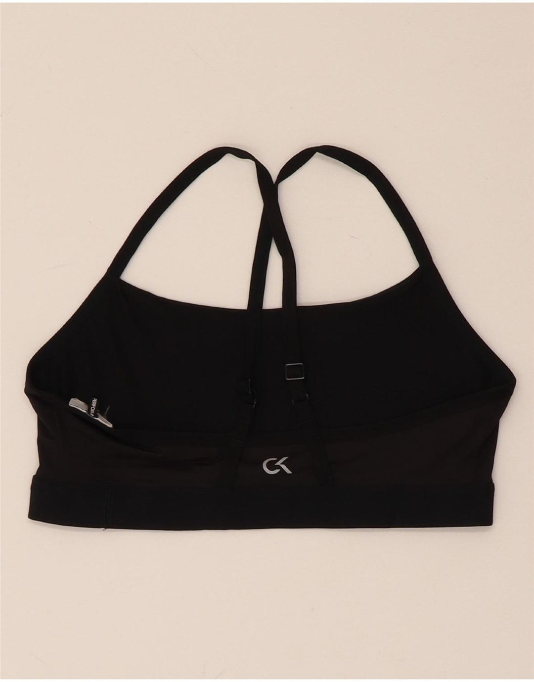 Sutiã esportivo gráfico feminino CALVIN KLEIN Reino Unido 8 pequeno preto