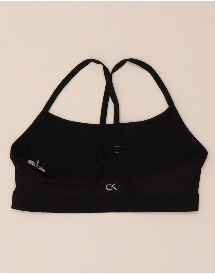 Sutiã esportivo gráfico feminino CALVIN KLEIN Reino Unido 8 pequeno preto