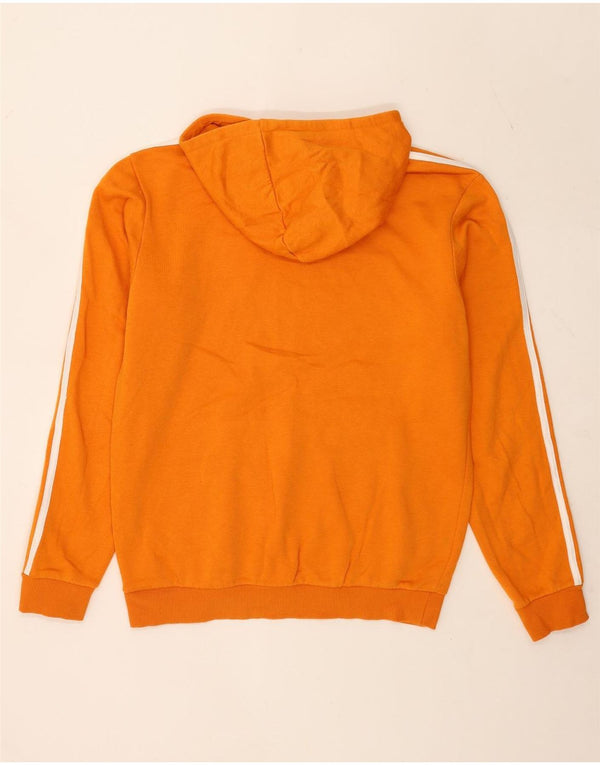 Adidas Mens Hoodie Jumper Médio Algodão Laranja