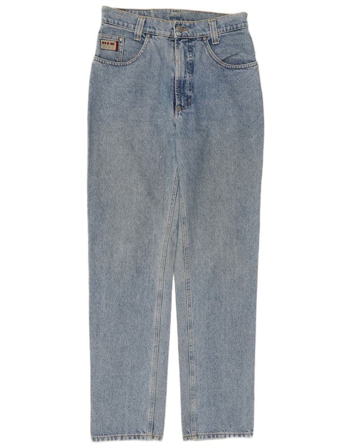 Calça jeans feminina de cintura alta H.I.S W30 L30 azul