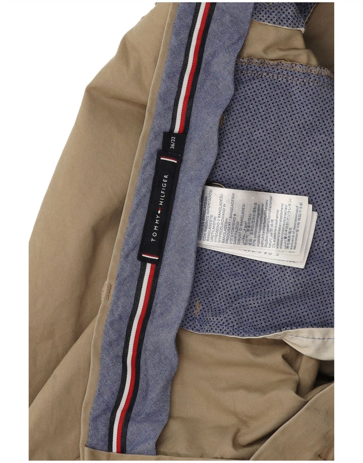 Calça Chino masculina TOMMY HILFIGER W36 L32 algodão bege