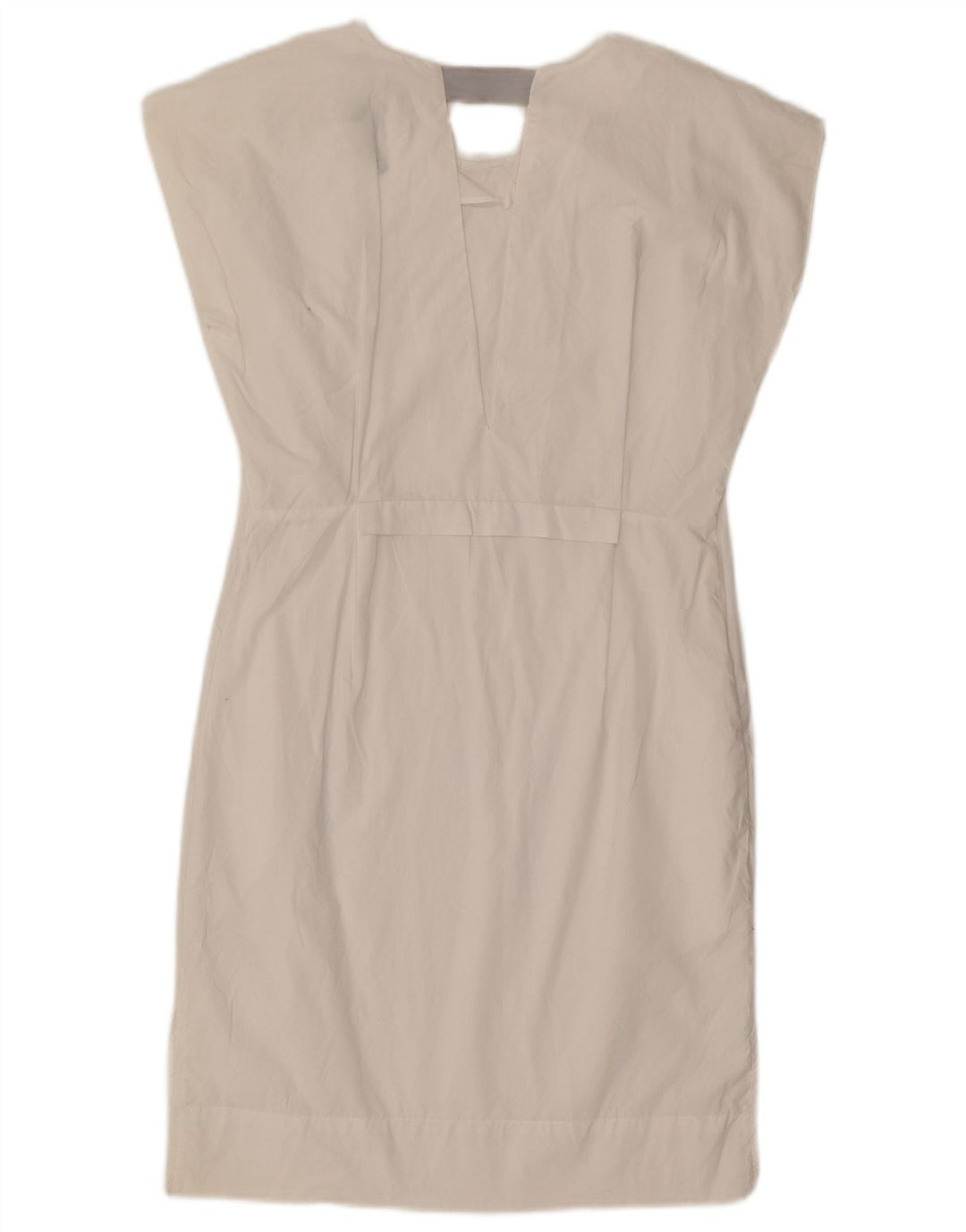 Woolrich vestido feminino oversized sem mangas UK 6 XS branco
