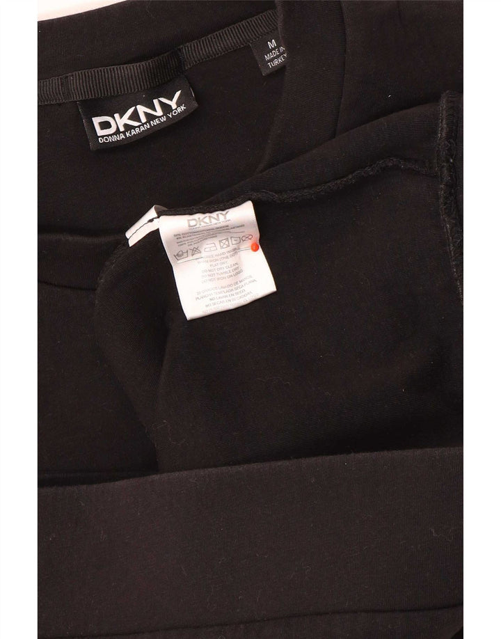 Dkny moletom masculino jumper médio preto