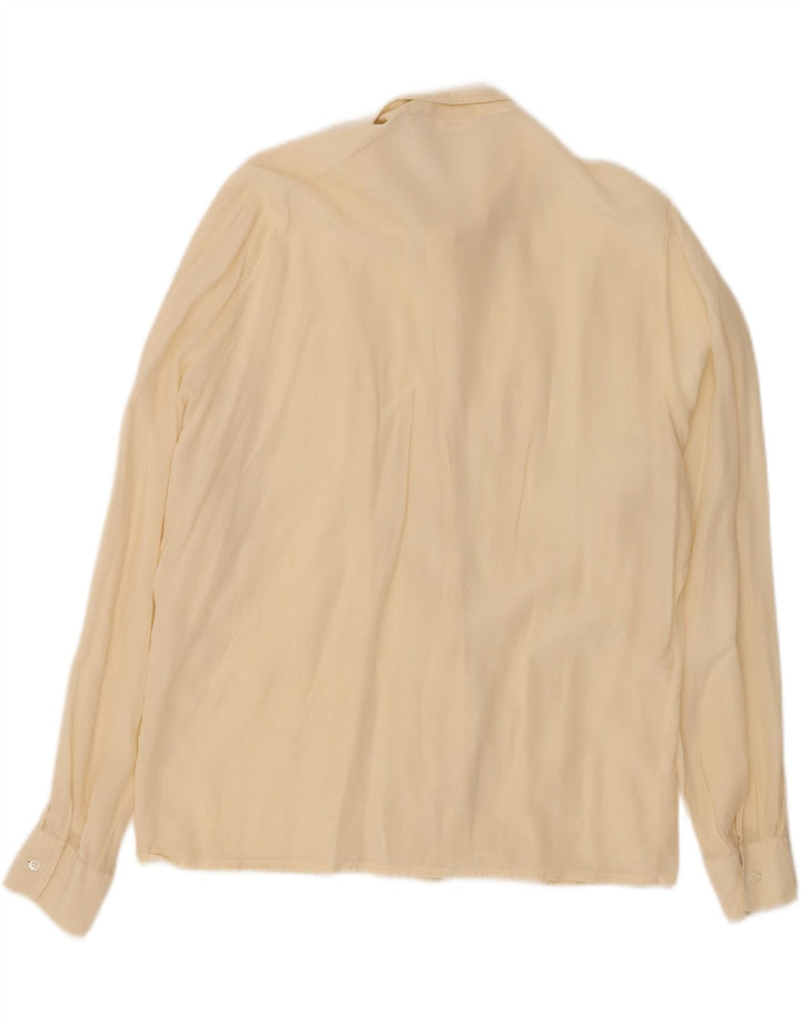 ICAM Womens Shirt Blouse IT 46 Large Beige Vintage Icam and Second-Hand Icam from Messina Hembry 