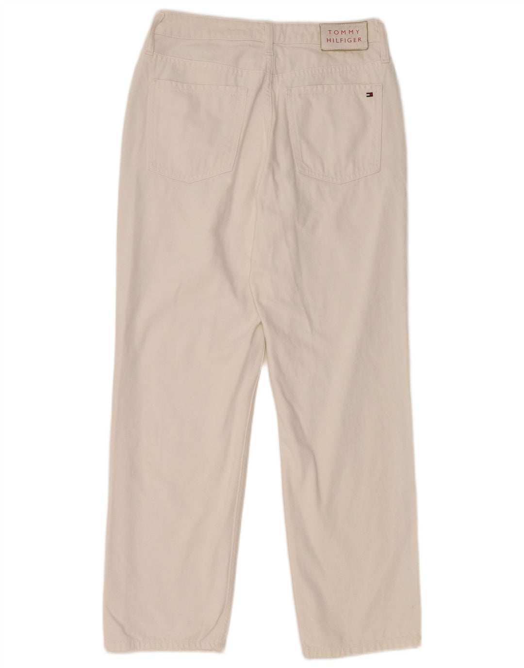 Jeans retos femininos TOMMY HILFIGER W29 L28 algodão branco