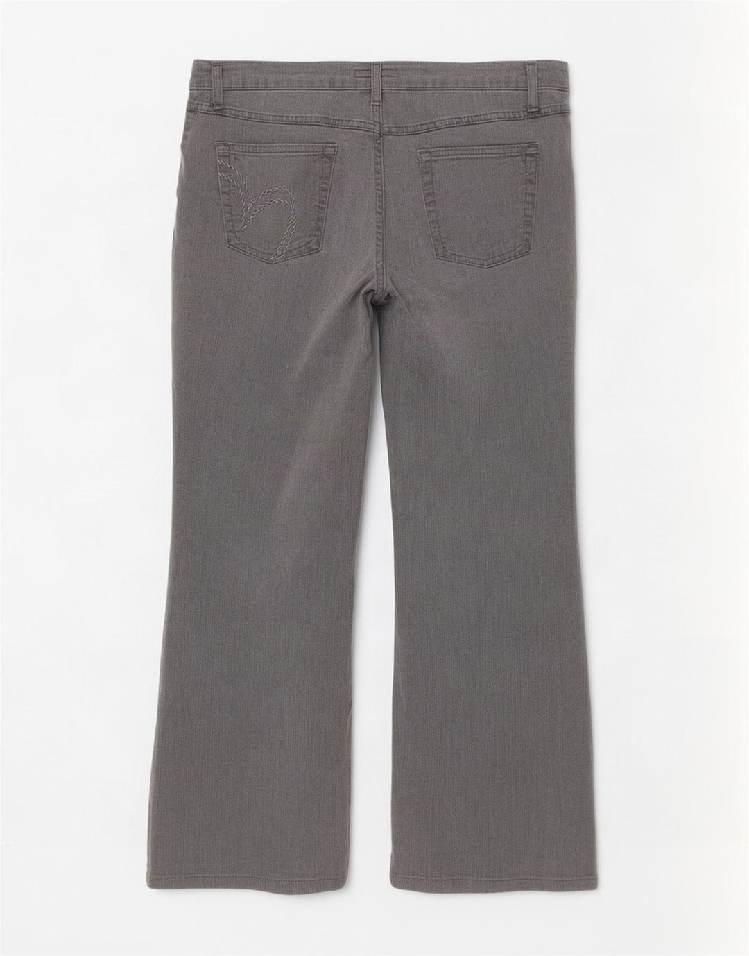 Marks & Spencer Feminino Per Una Bootcut Jeans Reino Unido 14 Médio W34 L28 Cinza
