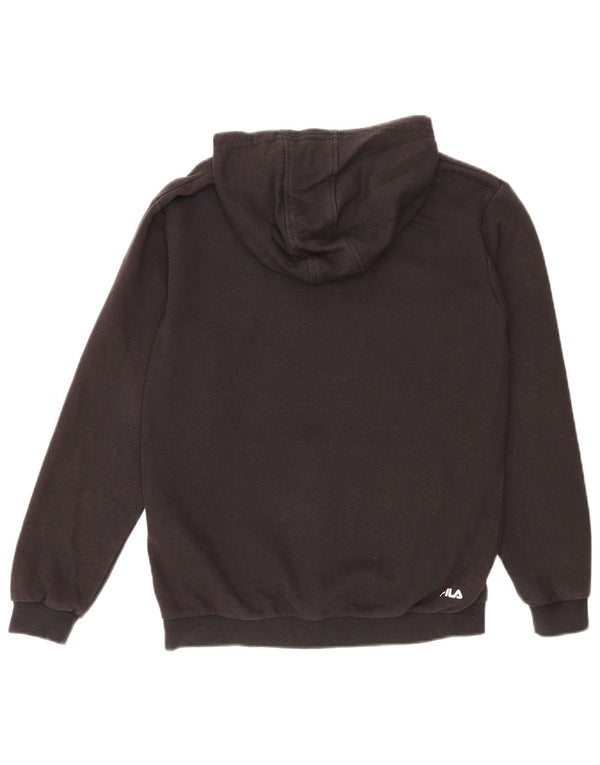 Fila Boys Graphic Jumper com capuz 13-14 anos preto algodão