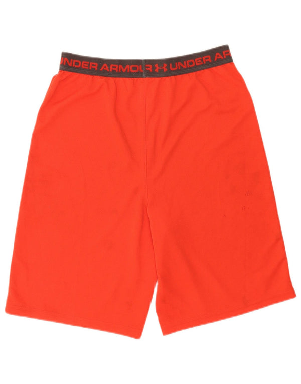 Shorts esportivos Under Armour Boys Heat Gear Graphic 13-14 anos XL laranja
