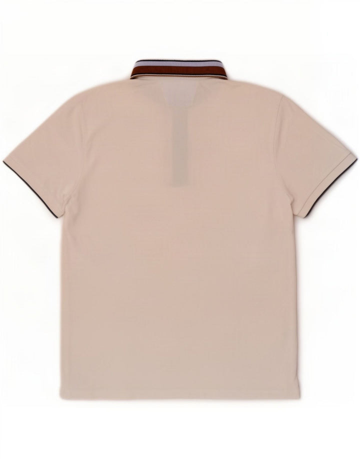 Camisa polo masculina Zara médio branco