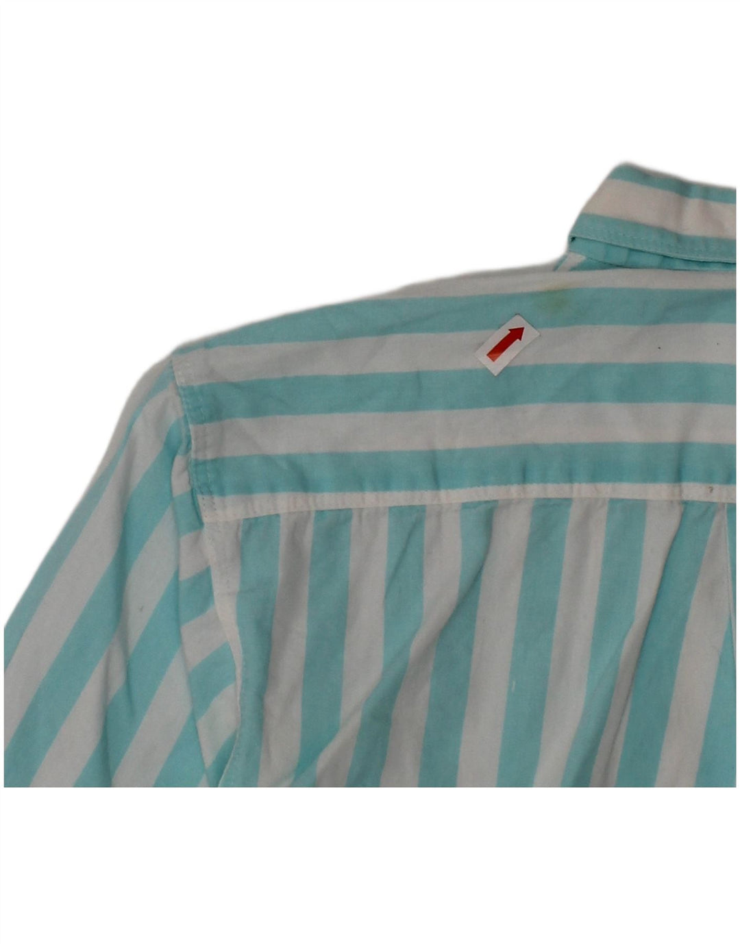 Camisa BENETTON Menino 7-8 Anos Listrado Azul Médio