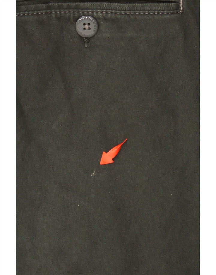 Calça chino reta masculina MURPHY & NYE W38 L30 algodão verde