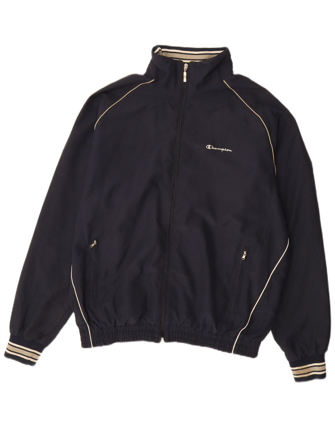Jaqueta masculina Champion XL azul marinho poliéster