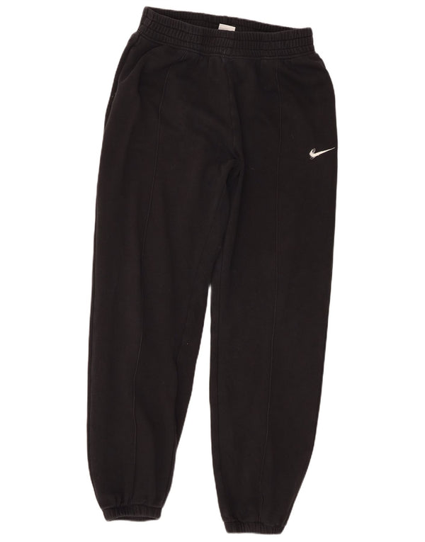 Nike Mens Calças de treino Joggers pequenos esportes de algodão preto