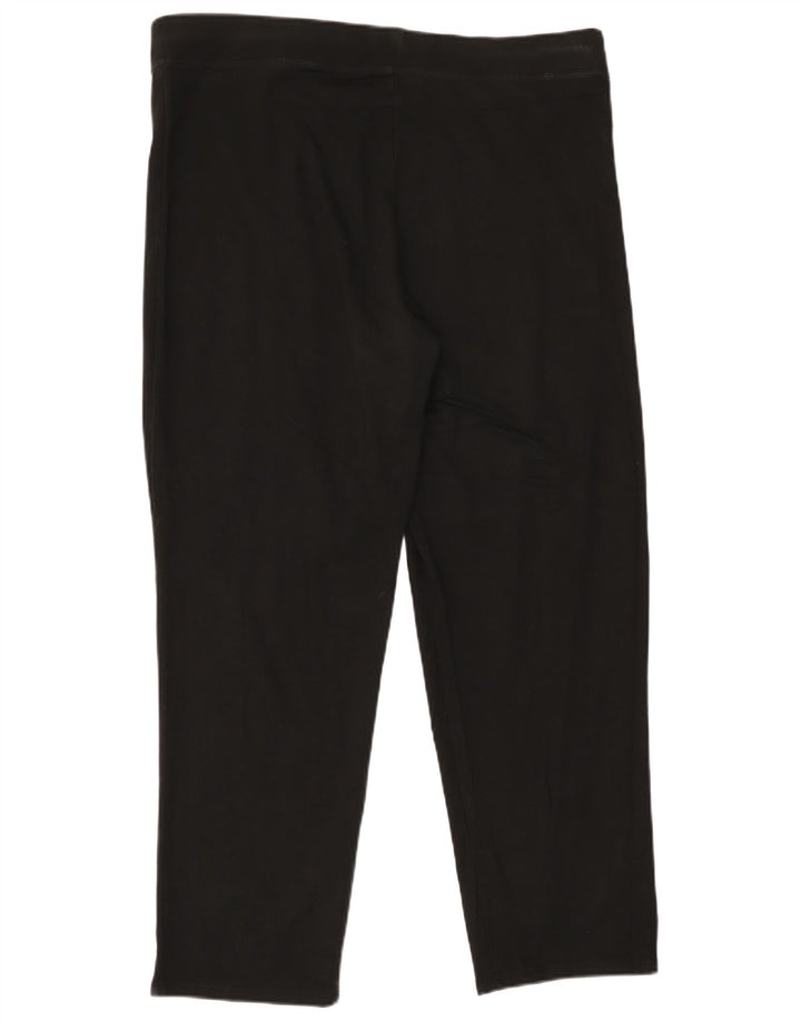 Leggings femininos Marks & Spencer UK 20 2XL algodão preto