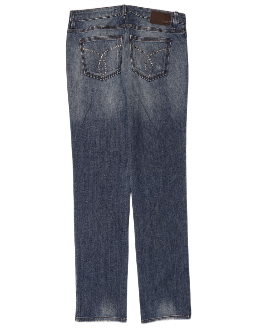 Calvin Klein Jeans Slim Feminino W29 L33 Azul Algodão