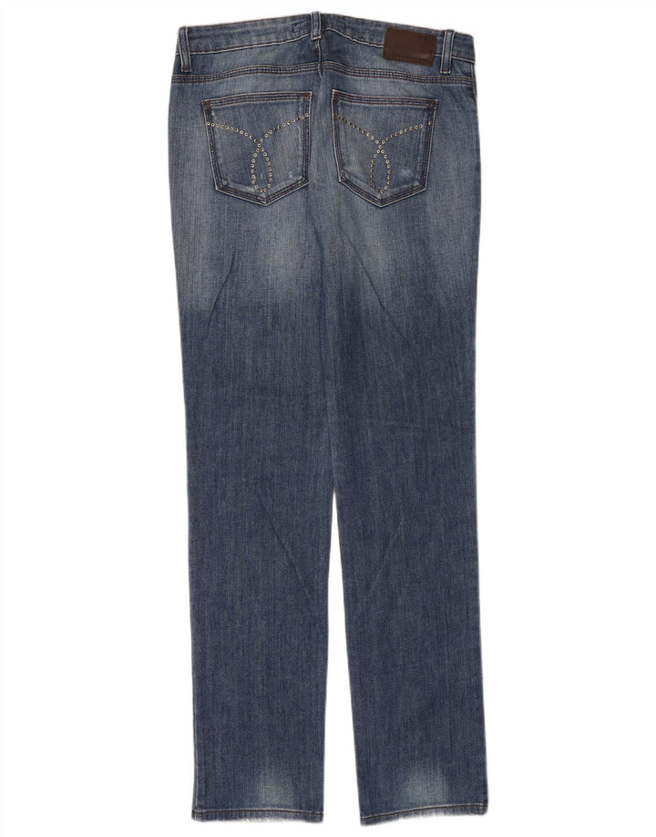 Calvin Klein Jeans Slim Feminino W29 L33 Azul Algodão