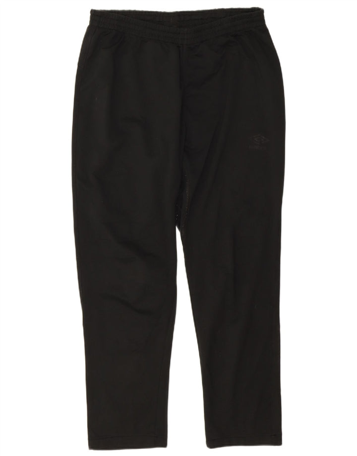 Calça de treino masculina UMBRO grande poliéster preto