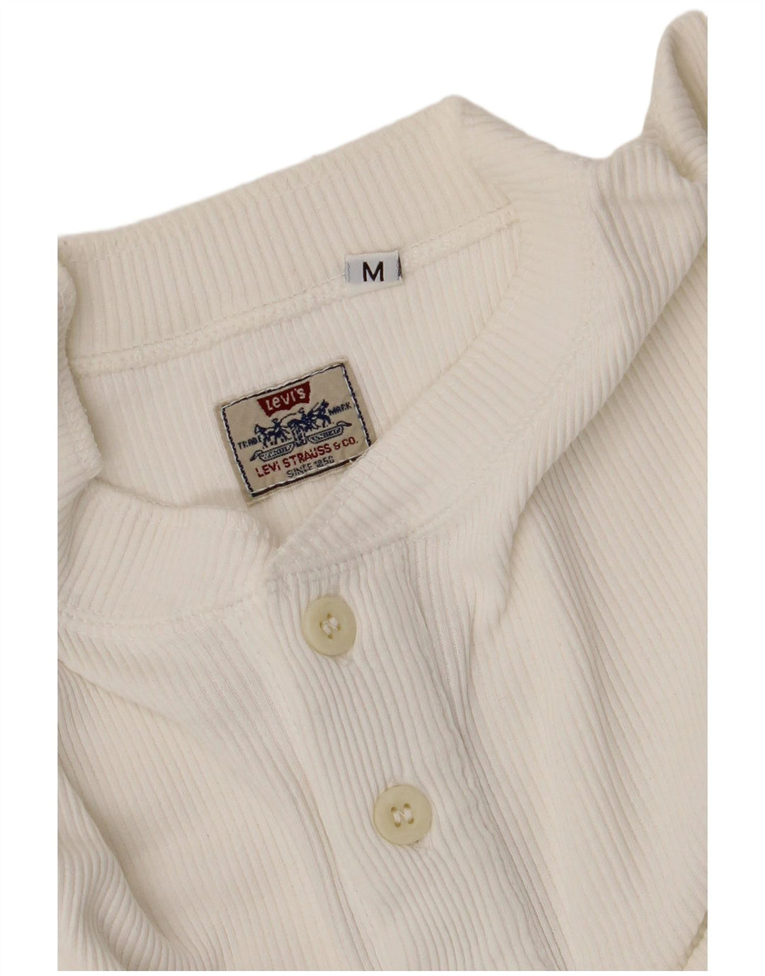 Camiseta masculina Levi's Top médio branco