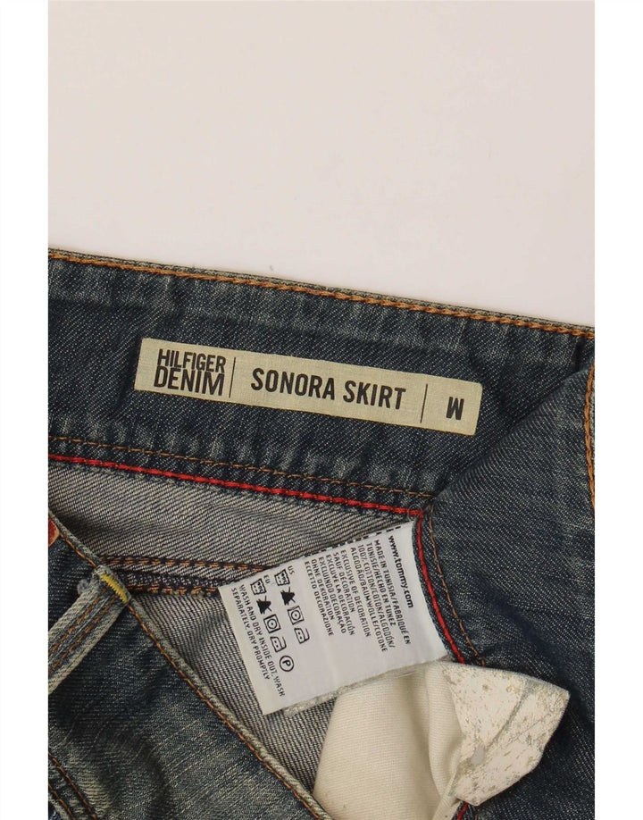 Saia jeans Sonora feminina Tommy Hilfiger médio W34 algodão azul