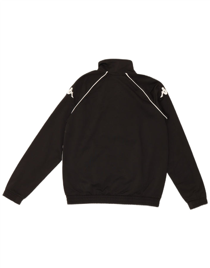 Jaqueta Kappa Boys Graphic Treino Top 11-12 Anos Preto Colorblock