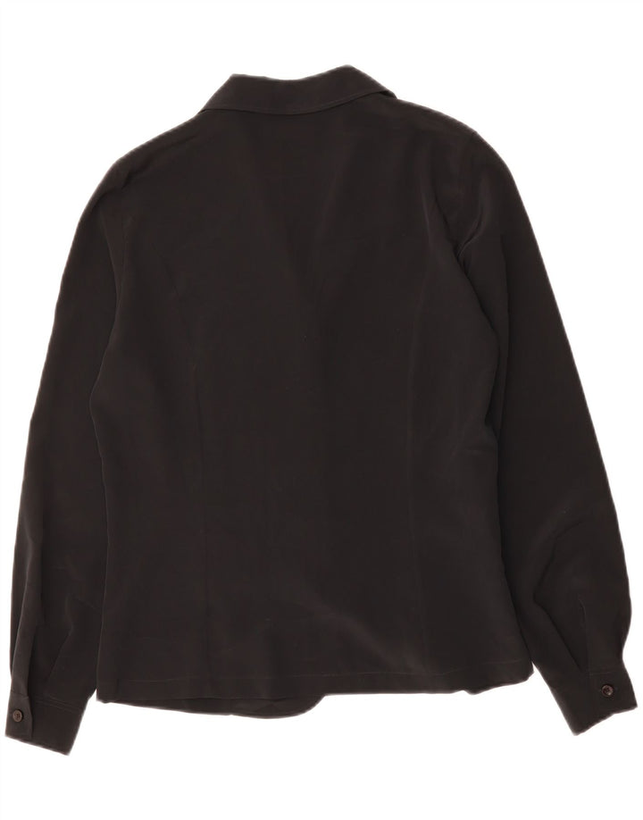 Blusa Camisa Feminina RENATO BALESTRA IT 44 Poliéster Preto Médio