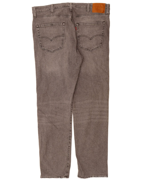 Levi's Masculino 502 Tapered Jeans W38 L34 Cinza Algodão