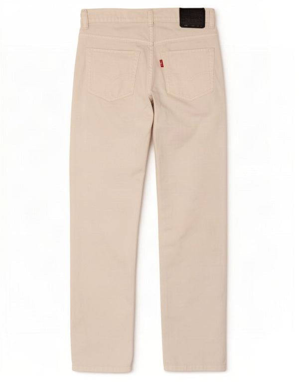 Levi's Boys 510 Super Skinny Jeans 13-14 Anos W27 L27 Algodão Branco