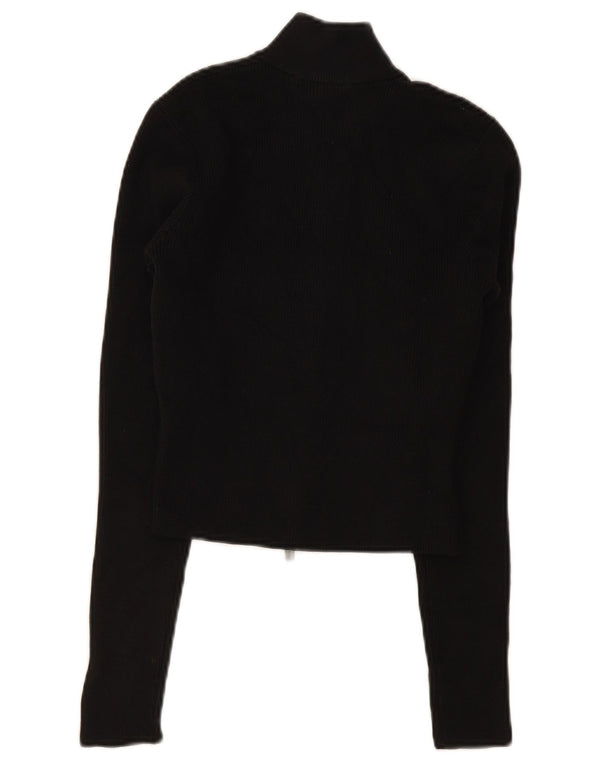 Suéter feminino Dickies Crop Cardigan UK 4 XS preto
