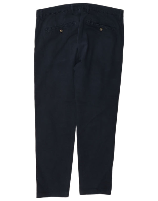 Calça Chino Masculina Liu Jo Slim Fit IT 48 Médio W32 L28 Algodão Azul Marinho
