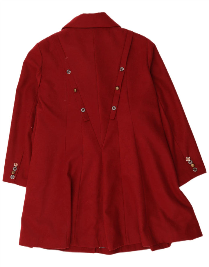 Sobretudo oversized feminino Joe Browns UK 22 3XL poliéster vermelho