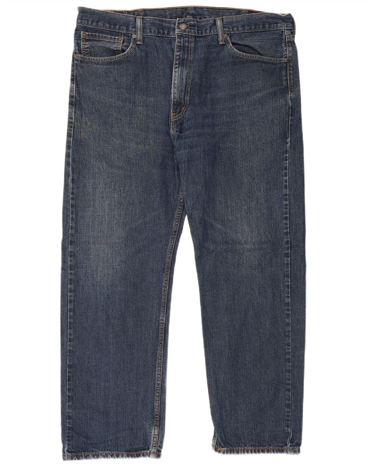 Levi's Masculino 505 Straight Jeans W40 L30 Azul Algodão