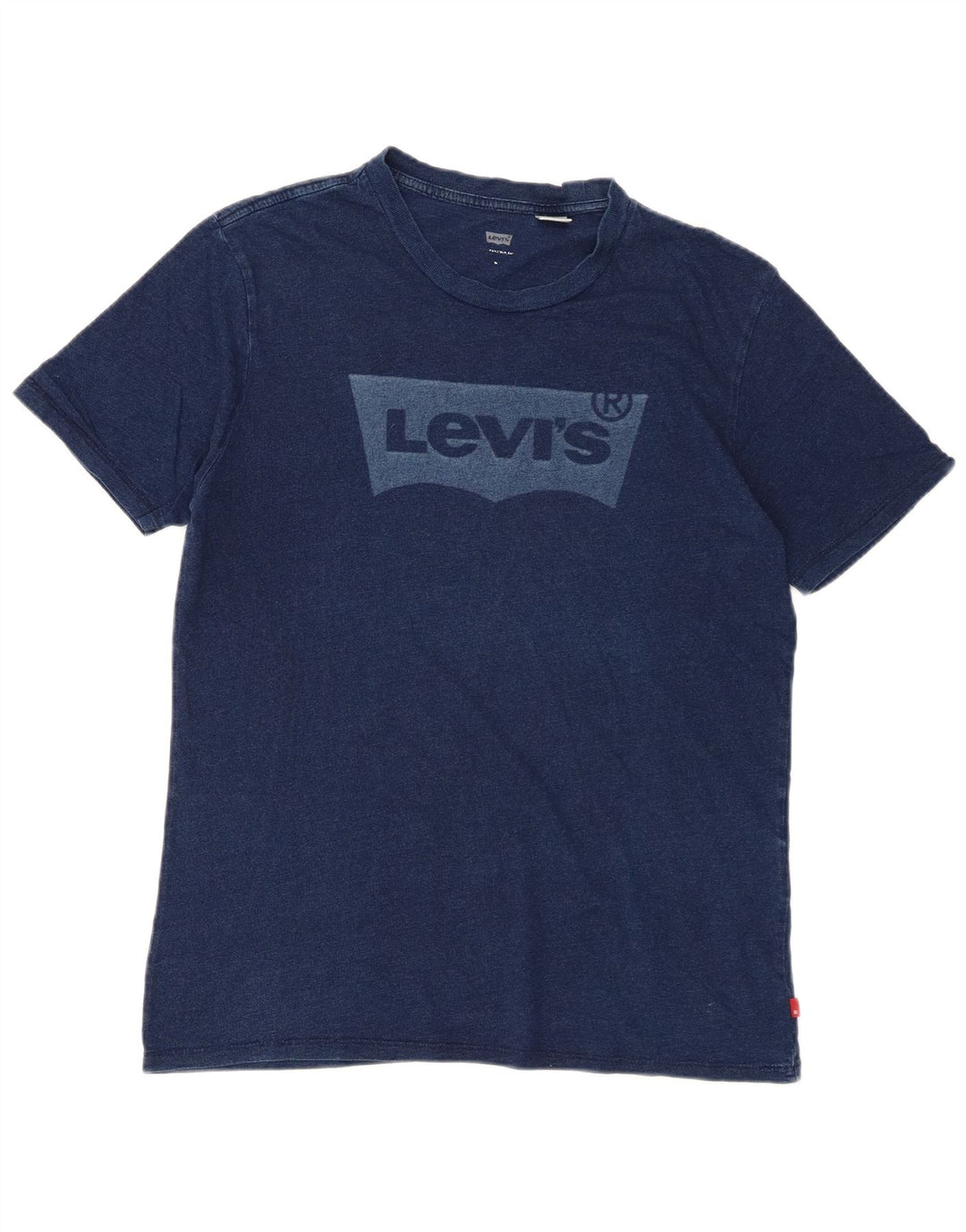 Camiseta gráfica masculina Levi's Top médio algodão azul marinho