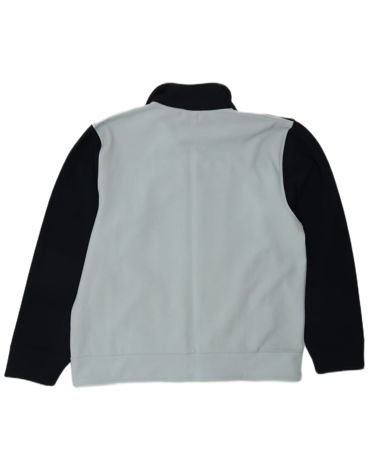 KAPPA Womens Tracksuit Top Jacket UK 18 XL Blue Colourblock Polyester