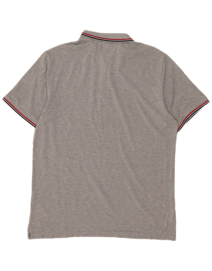 Camisa polo masculina SUPERDRY 2XL algodão cinza