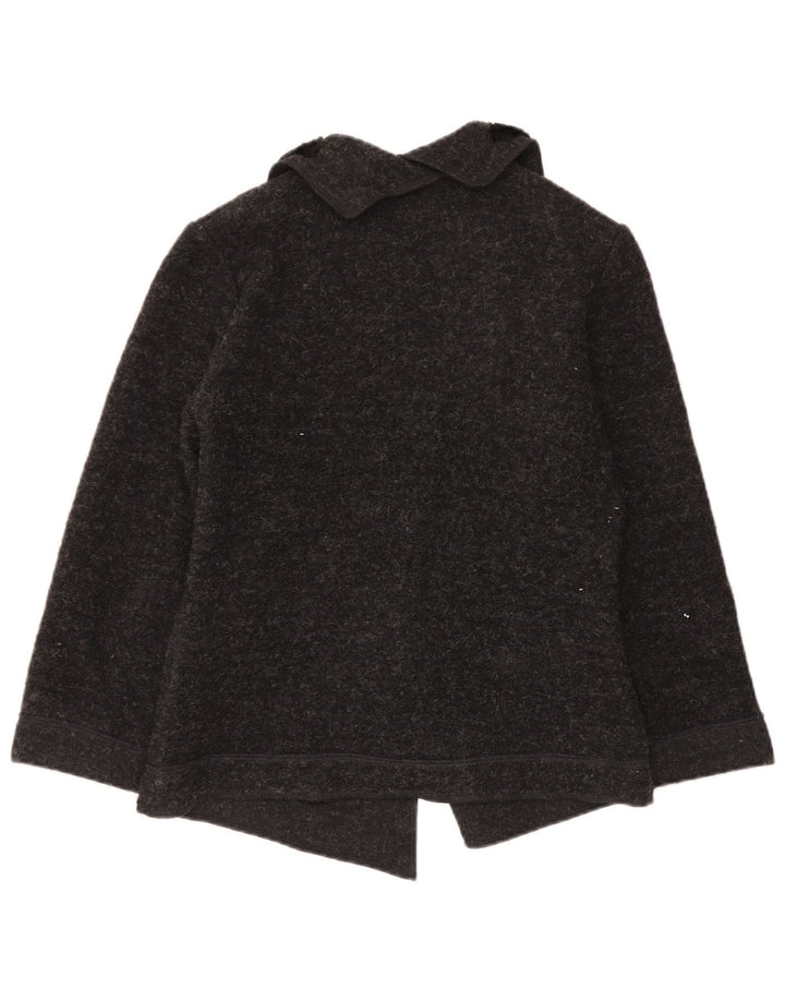 Jaqueta blazer feminina John Bentley com 2 botões Reino Unido 10 bloco cinza pequeno
