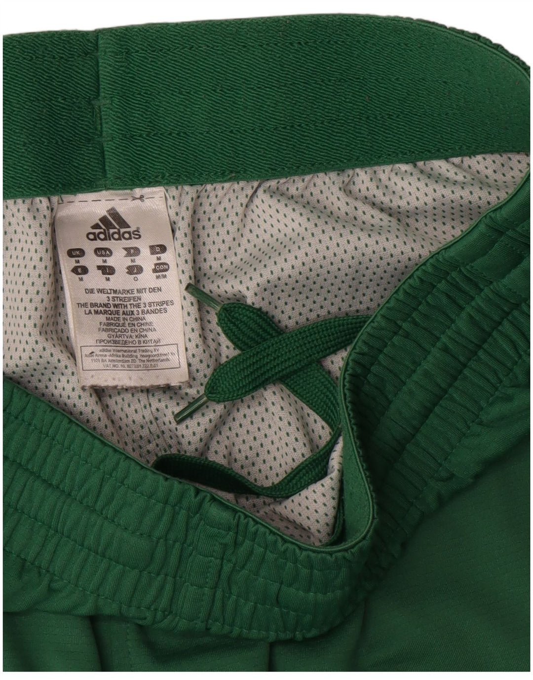 Adidas Mens Celtics Sport Shorts Médio Verde Colorblock Poliéster