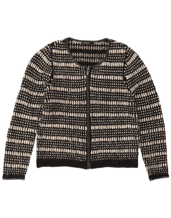 Suéter feminino Marks & Spencer Autograph Cardigan Reino Unido 14 médio preto
