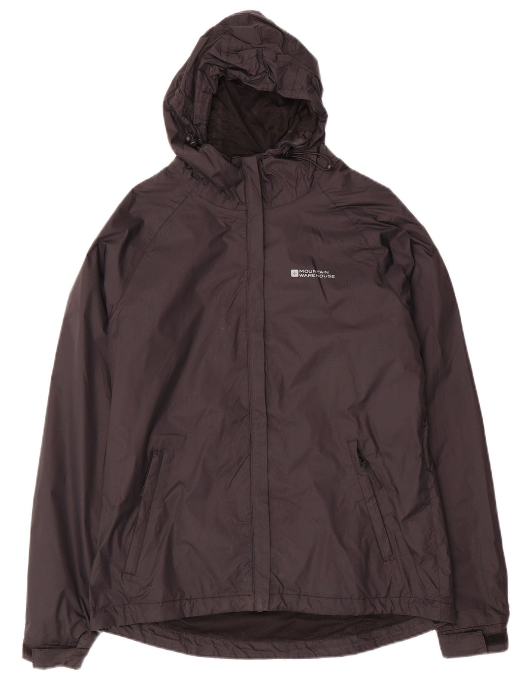 Jaqueta de chuva feminina com capuz grande Mountain Warehouse Reino Unido 10 pequena preta