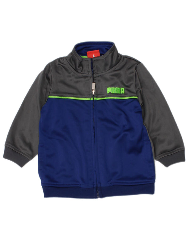 Jaqueta Puma Baby Boys Graphic Treino Top 6-9 Meses Cinza Colorblock