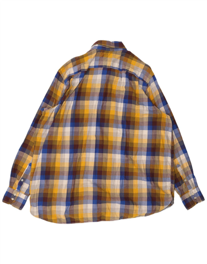 Tommy Hilfiger Camisa masculina alta regular fit 2XL algodão xadrez multicolorido
