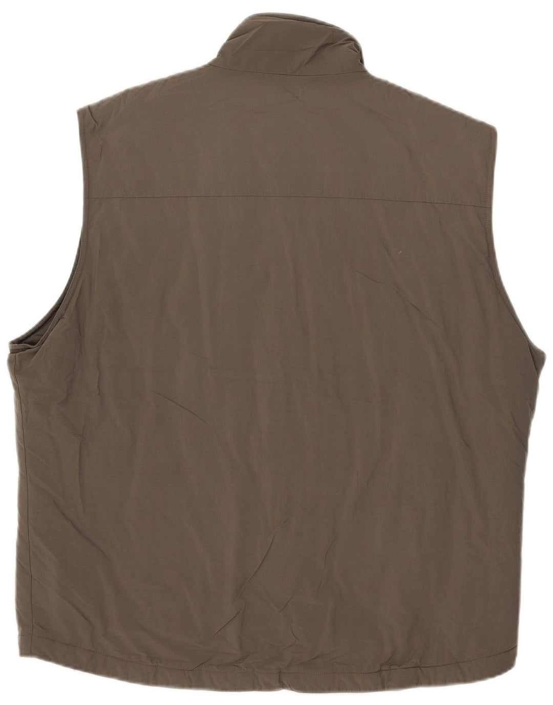Colete acolchoado masculino Marks & Spencer UK 42 XL cáqui poliamida