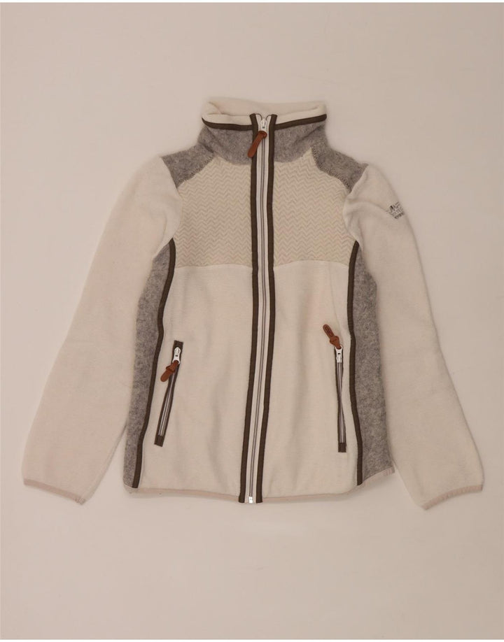 Jaqueta de lã feminina CMP UK 10 Small White Colourblock