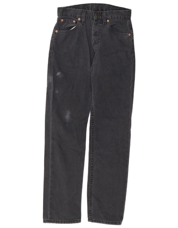 Calça jeans masculina Levi's 551 Straight W28 L30 cinza algodão