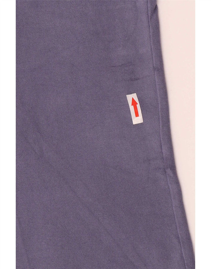 Camiseta masculina Zara Top médio roxo viscose